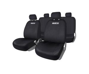 SPARCO Funda de asiento universal - 100% poliéster Negro (Ref: SPS402BK)