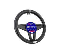 Sparco Funda de Volante S155 BK Universal 38 cm, Amazon Exclusive, Antideslizante y Resistente al Sol, Fácil de Instalar y Limpiar, Accesorio Interior de Coche