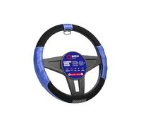 Sparco Funda Universal para Volante de Coche SPC1108, Azul, en poliéster, 38 cm