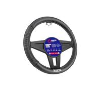 Sparco Funda Volante de Coche SPS150 Confort Universal 37 y 38 cm PVC Material Elástico Duradero Agarre Cómodo Anti decoloración Instalación Fácil