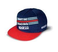 Sparco Gorra Martini Racing con Visera Piso Y Bordado 3D Frontales 01283BM