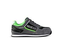 Sparco ALLROAD, Industrial Shoe Unisex Adulto, Grigio Scuro-Verde Fluo, 43 EU