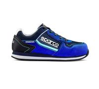 Sparco - Gymkhana Lando - Calzado de seguridad S1P-SRC - Estilo zapatillas deportivas - Calzado de seguridad ligero - Sin metal, con puntera compuesta y suela antideslizante - EU 44