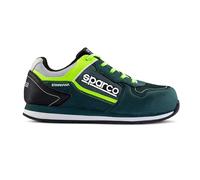 Sparco Gymkhana S1p SRC, Zapatos de Seguridad de Trabajo, Verde Oscuro, 45 EU