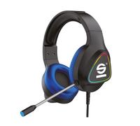 Sparco Hazard Auriculares Gaming con Cable Negro/Azul