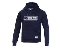 Sparco Hoodie Frame Sudadera de Hombre Azul Marine con Capucha Talla XL Algodón