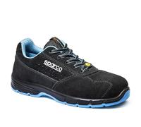 Sparco Horizon ESD S1PS Sr Fo-Low Zapatos de Seguridad y contra Incendios, Unisex Adulto, Negro Celeste, 43 EU