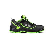sparco, Industrial Shoe Unisex Adulto, Nero-Verde Fluo, 41 EU
