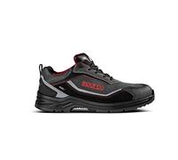 Sparco - Zapato industrial unisex adulto - Negro/Gris oscuro - Talla 46 EU