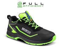 Sparco Indy E-Forester S3S Zapatos de Trabajo Seguridad Negro/Verde Neón
