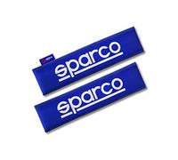 Sparco Juego de 2 Almohadillas de Cinturón SPC Poliéster Azul Universales