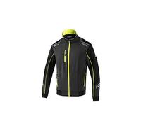 Sparco Light-Shell Tech, Gris y Amarillo, Large Unisex Adulto