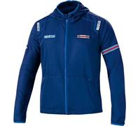 Sparco Martini Chaqueta, Azul, l Unisex Adulto