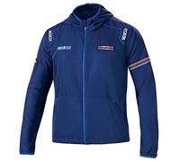 Sparco Martini Chaqueta, Azul, XXL Unisex Adulto