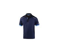 Sparco Polo Unisex-Adulto, Azul Bmaz, L