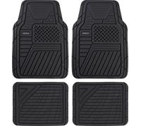 SPARCO Set Alfombras De Auto Origen 4 Piezas PVC Negro Antideslizante