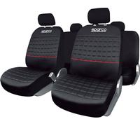 SPARCO Set Universal SPC1042 Fundas Asientos Coche Completo Negro Rojo Original