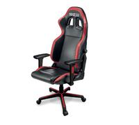 Sparco Sillón Icon Nerón / Rojo Silla Gaming/Oficina Respaldo Ajustable