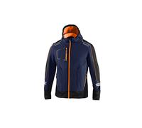 sparco Soft Shell Tech, Azul-Naranja, XL Unisex Adulto