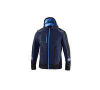 sparco Soft Shell Tech, Azure, X-Small Unisex Adulto
