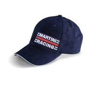 Sparco Sombrero Da Baseball Azul Con Visera Gamuza Logo Martini Racing 3D