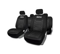 Sparco SPC1016BK - Juego Fundas BK, Negro