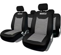 Sparco SPC1016GR - Juego de Fundas para Asiento Coche BK, Gris/Negro