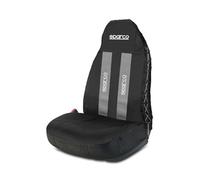 Funda de asiento Sparco individual para coche negra y gris