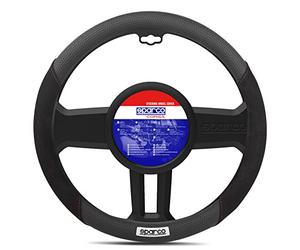 SPARCO SPC1112BK Funda cubierta para el volante negro Rojo