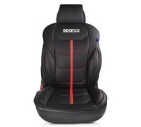 SPARCO SPCS414RD Protector asiento coche Universal PVC Algodón rojo/negro
