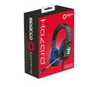 Sparco - SPHEADPHONEPRO auricular y casco Auriculares Alámbrico Diadema Juego USB tipo A Negro, Azul