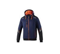 Sparco Sudadera con capucha Modelo TW con cremallera Azul marino/Naranja Talla XXL