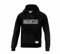 Sparco Hoodie Frame Sudadera Para Hombre Negra Con Capucha Talla S De Algodón
