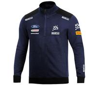 Sparco Sudadera Marca Modelo Sudadera Half Zip M-Sport WRC Hombre Talla L Azul Marino