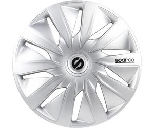 SPARCO Tapacubo rueda 13.0 pulgadas, cantidad : 4, plateado (Ref: SPC1390SV)