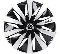 SPARCO Tapacubo rueda 13.0 pulgadas, cantidad : 4, plateado (Ref: SPC1391BKSV)