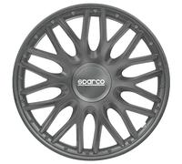 SPARCO Tapacubos 16" pulgada Kit gris Embelecedores De Rueda Juego de tapacubos SPC1696GR
