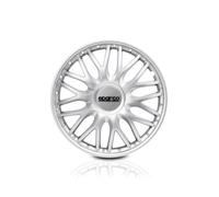 SPARCO Tapacubos 16" pulgada Set plata Embelecedores De Rueda Juego de tapacubos SPC1696SV
