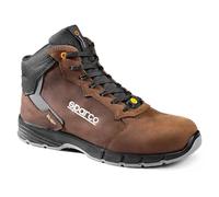 Sparco Targa-H ESD S3S SR FO, Calzado de Seguridad Unisex Adulto, Marrón Oscuro, 44 EU