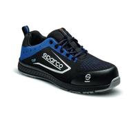Sparco Teamwork Scarpa Antinfortunistica Da Lavoro-Bassa per UOMO E DONNA-CUP-S1P SRC, Botas de Seguridad y contra Incendios Unisex Adulto, Nero/BLU, 40 EU