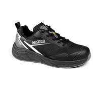 Sparco Impulse Chris Zapatos de Seguridad y contra Incendios, Unisex Adulto, Negro Gris Oscuro, 38 EU