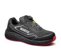 Sparco Teamwork Rotor, Zapatos de Seguridad para Hombre S3 ESD HRO Bajos. Cierre rápido Rotor A-Top, repelentes al Agua, sin Metal, Suela HRO, EU 37
