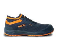 Sparco Teamwork Scarpa Antinfortunistica Da Lavoro-Bassa per UOMO E DONNA-LEGEND-S1P SRC ESD, Botas de Seguridad y contra Incendios Unisex Adulto, BLU Marine/Arancio Fluo, 42 EU