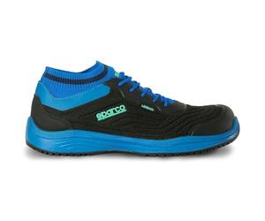 Sparco Teamwork Scarpa Antinfortunistica Da Lavoro-Bassa per UOMO E DONNA-LEGEND-S1P SRC ESD, Botas de Seguridad y contra Incendios Unisex Adulto, Nero/BLU, 40 EU