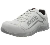 Sparco Teamwork Scarpa Antinfortunistica Da Lavoro-Bassa per UOMO E Donna-Nitro-S3 SRC, Botas de Seguridad y contra Incendios Unisex Adulto, Bianco/Bianco, 44 EU