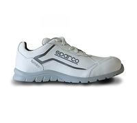 Sparco Teamwork Scarpa Antinfortunistica Da Lavoro-Bassa per UOMO E Donna-Nitro-S3 SRC, Botas de Seguridad y contra Incendios Unisex Adulto, Bianco/Bianco, 46 EU