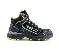 Sparco TEAMWORK Zapato de seguridad de trabajo - Alto para hombre y mujer - Allroad H - S3 SRC, negro, 43 EU