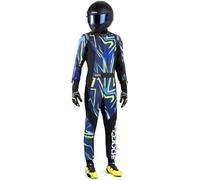 Sparco - Traje de Carreras X-Light Infinity - Homologación FIA 8856-2018 - Construcción de Dos Capas - Forro Interior 90% Tejido Regenerado - Exterior con Paneles Imprimibles - Talla 52