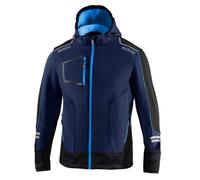 Sparco York Tech Soft Cáscara TG S Blue Marine / Azul Chaqueta A Trabajo
