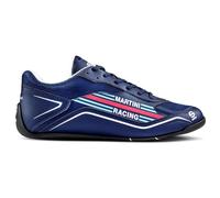 Sparco Zapatilla para MECÁNICO S-Pole Martini-R Talla 44 Azul, Mocasín Estilo de conducción Unisex Adulto, EU